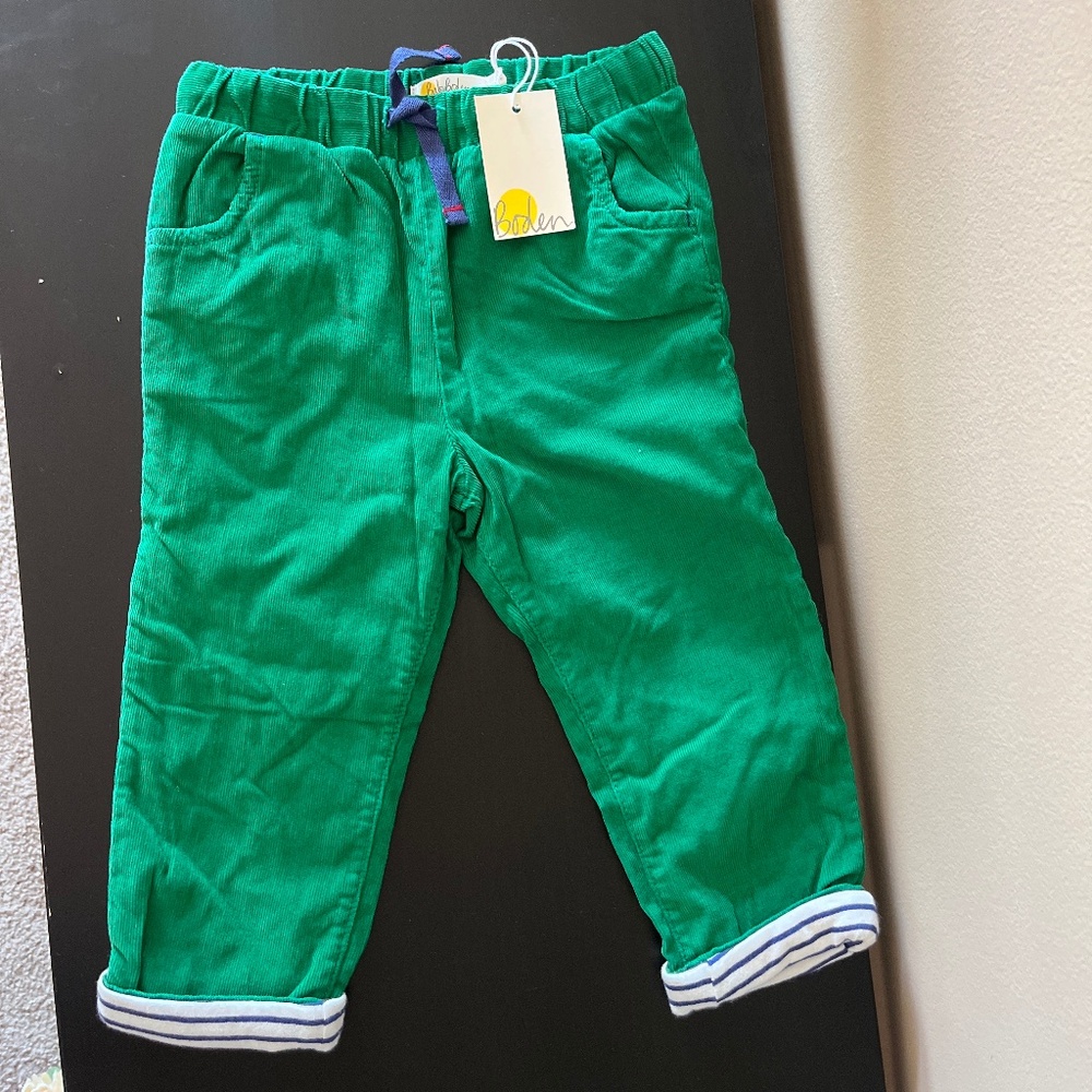 *NWT* Boys Boden Drawstring Waist Cords